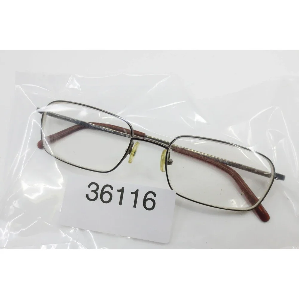 Thornton & Banks TB 206 Light Brown Rectangular Eyeglass Frames 52-18-135